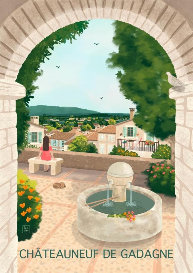 L'Appartement De L'Arche Châteauneuf-de-Gadagne Εξωτερικό φωτογραφία